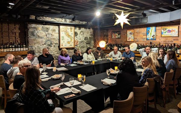 Photo of The Earle Restaurant - Ann Arbor, MI, US. The cool room we were seated at.