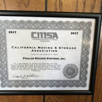 Poulos Moving Systems - Movers Near Me - Salinas, California