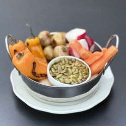 Golden Hour - Texas Vegetable Crudite with Avocado Dip and Pepitas