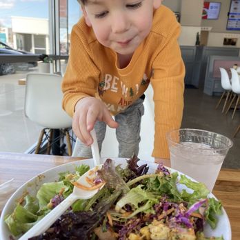FreshFin - Brookfield - Coconut Curry with red cabbage and mixed greens because it's low carb. - Poke Near Me - Brookfield, Wisconsin
