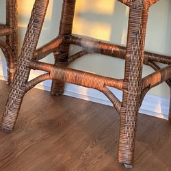 Lover's Key Beach Club - Broken chair fixed with tape
