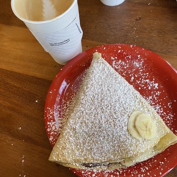The Red Cat - Latte and Nutella crepe - Coffee & Tea Near Me - Birmingham, Alabama