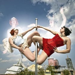 Michelle Mynx Academy of Pole Dance - Gravity Plays Favorites, Photo by Josh Rowen