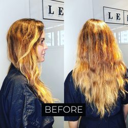 Le Blanc Salon & Spa - Before Balayage and blow out by Kim Nguyen