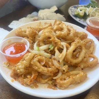 Xiong Pho N Seafood - The 2nd Calamari plate after being THAT GUY to send back the first plate for the plate I deservingly paid for - Vietnamese Near Me - Visalia, California Xiong Pho N Seafood - The 2nd Calamari plate after being THAT GUY to send back the first plate for the plate I deservingly paid for - Vietnamese Near Me - Visalia, California