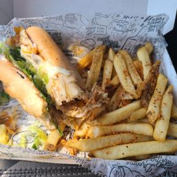 Chicken Philly sandwich Chicken Philly sandwich