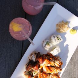 Dragon Roll, Crunchy Roll, California Roll Dragon Roll, Crunchy Roll, California Roll