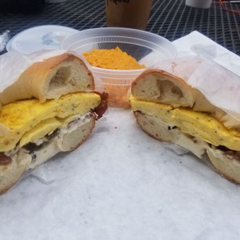 Proper Bagel - Rosemary and garlic egg Sandwich - Bagels Near Me - Nashville, Tennessee