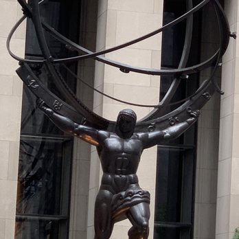 Rockefeller Center - Atlas - One of the several exterior statues @ Rockefeller Center In NYC August 2019 - Shopping Centers Near Me - New York, New York Rockefeller Center - Atlas - One of the several exterior statues @ Rockefeller Center In NYC August 2019 - Shopping Centers Near Me - New York, New York