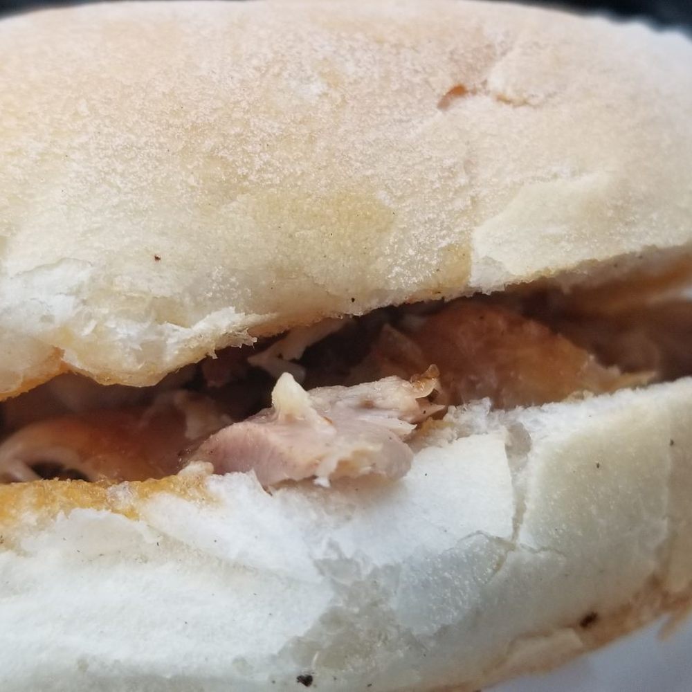 Romados - Romados spicy chicken sandwich on a Portuguese bun. - Barbeque Near Me - Montreal, Quebec Romados - Romados spicy chicken sandwich on a Portuguese bun. - Barbeque Near Me - Montreal, Quebec