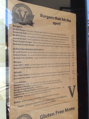 Menu photo 3 Tera V Burger Vancouver, BC