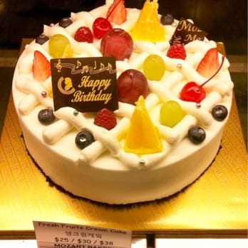 Mozart Bakery - Fresh Fruits Cream Cake with mango inside - Bakeries Near Me - Dallas, Texas Mozart Bakery - Fresh Fruits Cream Cake with mango inside - Bakeries Near Me - Dallas, Texas