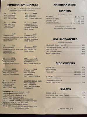 Menu photo 8 Kim Bowl Restaurant Longview, WA Menu photo 8 Kim Bowl Restaurant Longview, WA