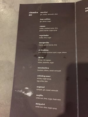 Menu photo 2 Hoosegow Adelaide, SA