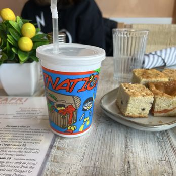 Capri Lasagneria - Complimentary bread and child cup - Italian Near Me - Burlingame, California Capri Lasagneria - Complimentary bread and child cup - Italian Near Me - Burlingame, California