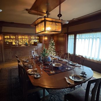 Gamble House - Dining room. - Landmarks & Historical Buildings Near Me - Pasadena, California