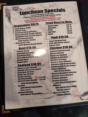 Menu photo 6 Chopstick House Canton, MI