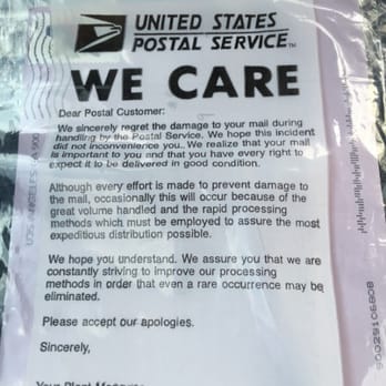 US Post Office - WE CARE my ass!!!! Jerks! - Post Offices Near Me - Los Angeles, California