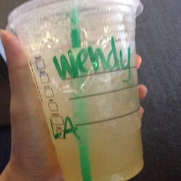 Lemon ale soda, they always get my name wrong
