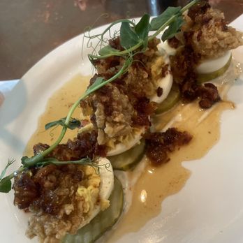 Liberty Kitchen & Oysterette - Deviled Eggs - New American Near Me - Houston, Texas Liberty Kitchen & Oysterette - Deviled Eggs - New American Near Me - Houston, Texas