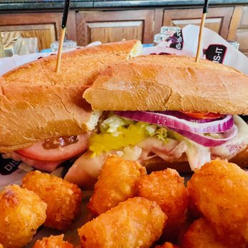 Slippery Noodle Inn - toasted Italian sub ($14.49 as of 11/2025) was pretty darned good. I went with tater tots. - American Near Me - Indianapolis, Indiana Slippery Noodle Inn - toasted Italian sub ($14.49 as of 11/2025) was pretty darned good. I went with tater tots. - American Near Me - Indianapolis, Indiana