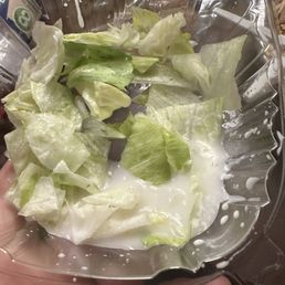Salad included with platter Salad included with platter