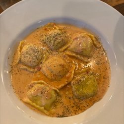 Sicily Trattoria - Special of day! Lobster ravioli with vodka sauce