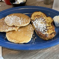 Our Diner - Imperial Platter (1/2): 3 Pancakes, 1 Mancini's French Toast
