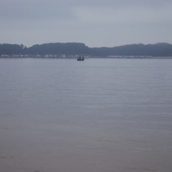 Van Pugh Park - Two men on a boat - Lakes Near Me - Flowery Branch, Georgia