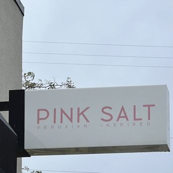 Pink Salt Restaurant - exterior sign - Peruvian Near Me - Seattle, Washington