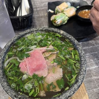 Pholuscious - #14. Rare & Brisket Beef Pho and 3. Tofu Spring Rolls - Vietnamese Near Me - Huntington Beach, California Pholuscious - #14. Rare & Brisket Beef Pho and 3. Tofu Spring Rolls - Vietnamese Near Me - Huntington Beach, California