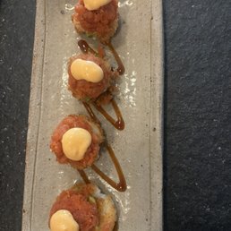 Tuna on Crispy Rice
