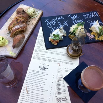 The Raymond 1886 - Baguette with two spreads and cheese board. - New American Near Me - Pasadena, California The Raymond 1886 - Baguette with two spreads and cheese board. - New American Near Me - Pasadena, California