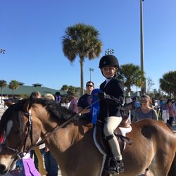 Winters End Farm - Paityn' s first horse show. First place out of 11!