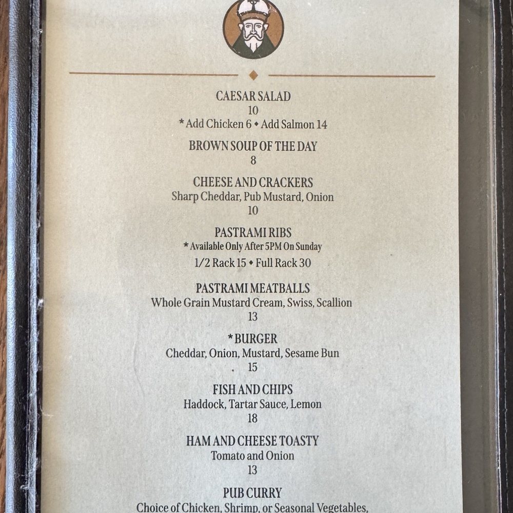 Bishop Quigley - Menu - Pubs Near Me - Tulsa, Oklahoma