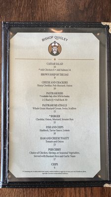 Menu photo 7 Bishop Quigley Tulsa, OK