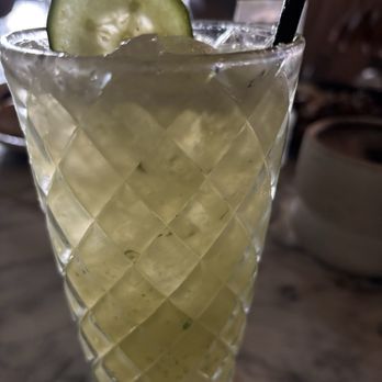 Casa del Vegano - Cucumber lemonade with Sea Moss - Vegan Near Me - Dallas, Texas