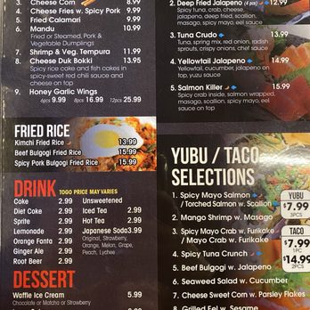 Smoking Monster BBQ & Sushi Bar - Menu may change - Korean Near Me - Salisbury, Maryland Smoking Monster BBQ & Sushi Bar - Menu may change - Korean Near Me - Salisbury, Maryland