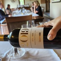 Italy with Bella - Lunch and wine tasting at Capannelle Winery above Gaiole.