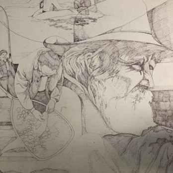 Hotel Charlotte - John Muir mural - Hotels Near Me - Groveland, California