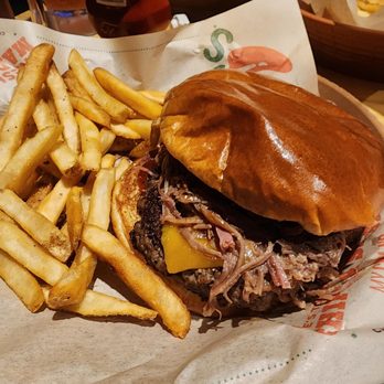 Chili's - Brisket burger with french fries. - American Near Me - Bakersfield, California