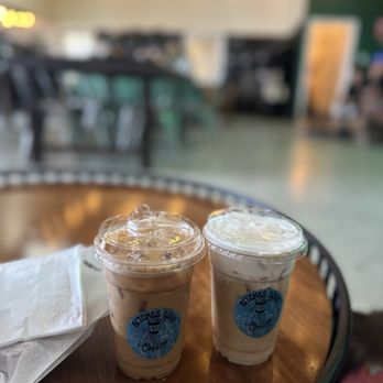 Gremlin Garage - Burnt honey latte and caramel banana latte - Coffee & Tea Near Me - Costa Mesa, California Gremlin Garage - Burnt honey latte and caramel banana latte - Coffee & Tea Near Me - Costa Mesa, California