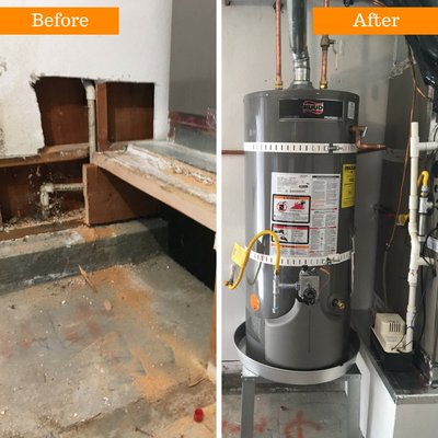 Water Heater Installation - For quality professional plumbing with low rates call Davis Plumbing for any of your plumbing needs. We work weekends and have a 24hour emergency service as well.