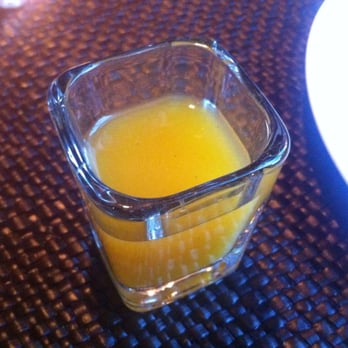 Fearing's Restaurant - Complimentary Mango Limeade Shooter - New American Near Me - Dallas, Texas