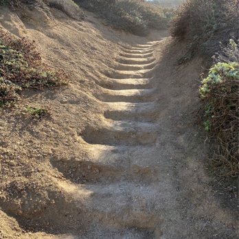 Ross Cove Beach - Stairs leading to the beach - Beaches Near Me - Moss Beach, California