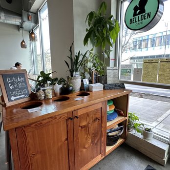 Bellden Cafe - Self serve condiments and bus station near entry door. - Coffee & Tea Near Me - Bellevue, Washington Bellden Cafe - Self serve condiments and bus station near entry door. - Coffee & Tea Near Me - Bellevue, Washington