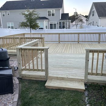 Affordable Custom Decks & More - Custom Back Deck - Decks & Railing Near Me - Virginia Beach, Virginia Affordable Custom Decks & More - Custom Back Deck - Decks & Railing Near Me - Virginia Beach, Virginia