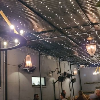 Rusticucina - Outside dining lights - Italian Near Me - San Diego, California