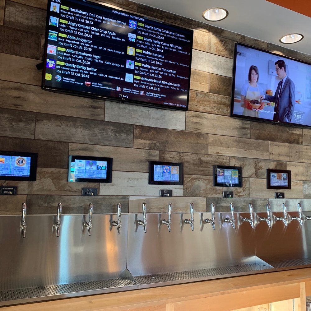 Pizza Artista - Beer on tap area! - Pizza Near Me - Baton Rouge, Louisiana Pizza Artista - Beer on tap area! - Pizza Near Me - Baton Rouge, Louisiana