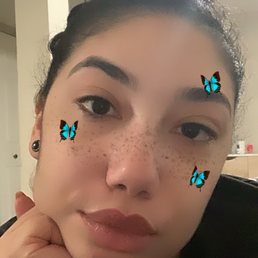 Threaded brows (with a filter lol)